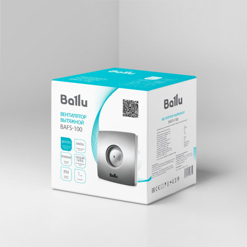 Вентилятор вытяжной Ballu BAFS - 100